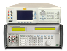 image showing service for Fluke and Wavetek multifunction, multi-product electrical calibrator models 9100, 5100B, 5200A, 5440B, 5500A, 5520A, 5700A, 5720A, 5725A, 5800A with amp ohm voltage power-on error during start-up needing repair