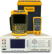 Image showing repair services for Fluke Calibrators, Scopemeters, and Multimeters